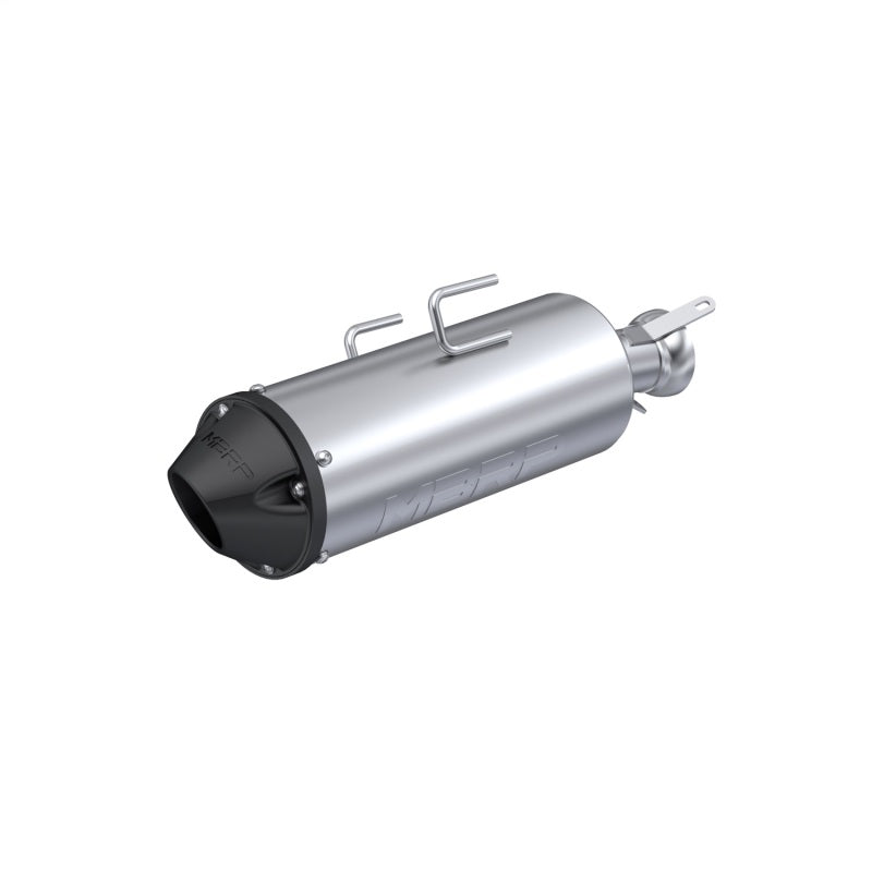 MBRP AT-9542PT Slip-On Performance Exhaust with Billet Endcap for 2013-2020 Polaris Scrambler 850