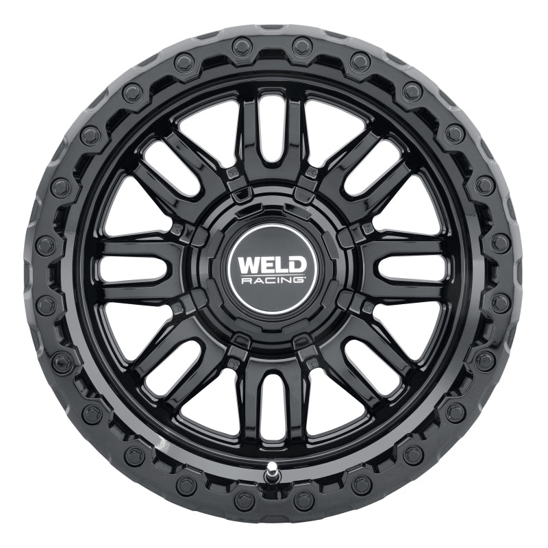 Weld Off-Road Swift 17x9-Inch Gloss Black Wheel with Dual Bolt Pattern and -12 Offset