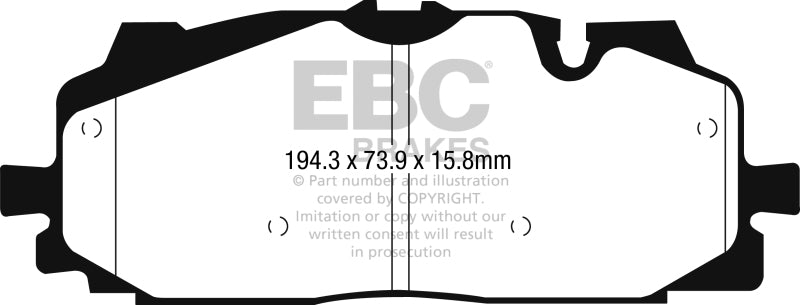 EBC Bluestuff Brake Pad Sets