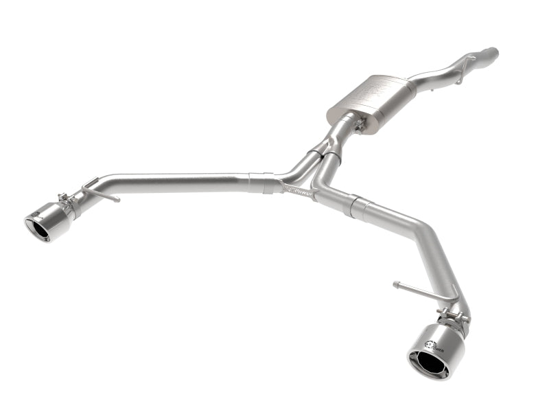 aFe MACH Force-Xp Axle-Back Exhaust with Polished Tips, Part 49-36437-P, for 2013-2016 Audi allroad 2.0L