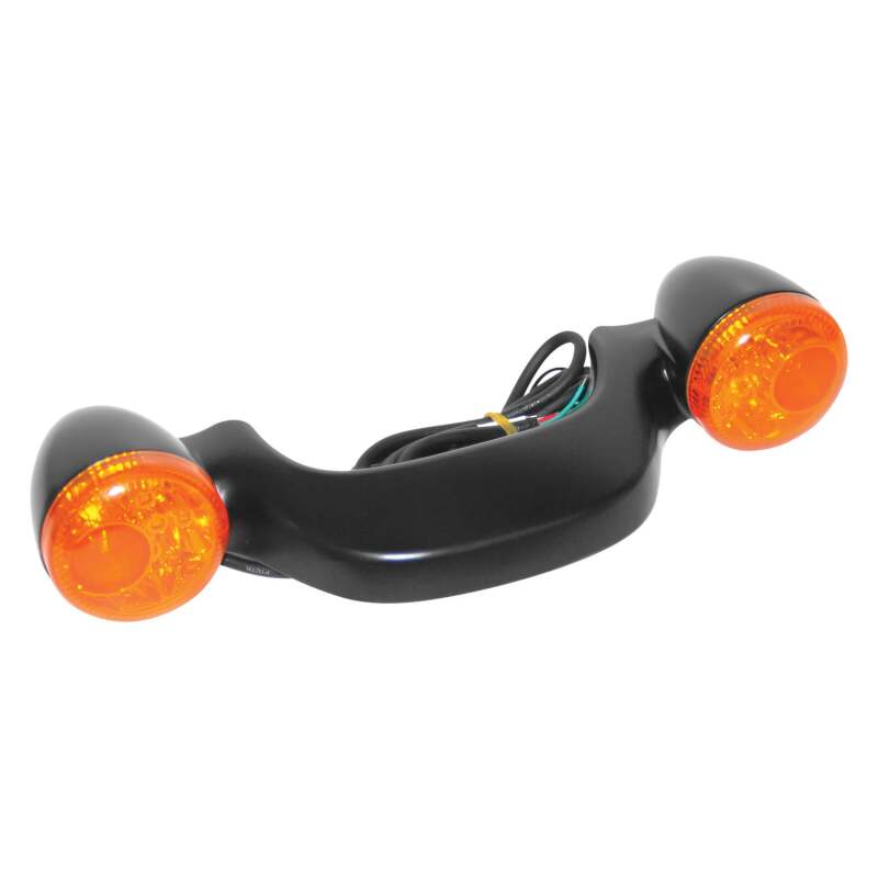 Letric Lighting Rear LED Light Bar Black/Amber, Part Number letLLC-BLB-A