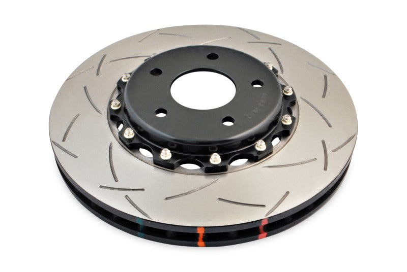 DBA 5928BLKS 5000 Series T3 Front Slotted 2-Piece Rotor with Black Hat for Nissan Skyline