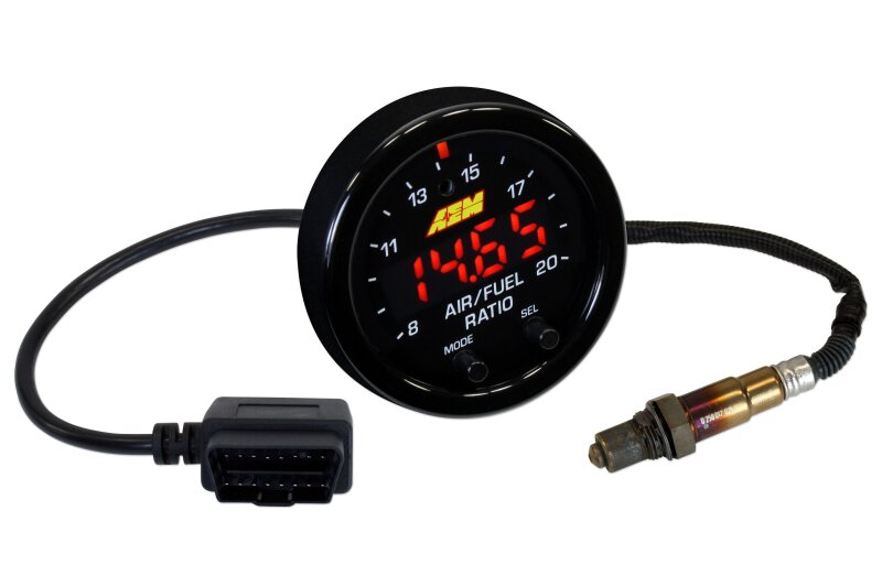 AEM X-Series OBDII Wideband UEGO AFR Sensor Controller Gauge, 30-0334