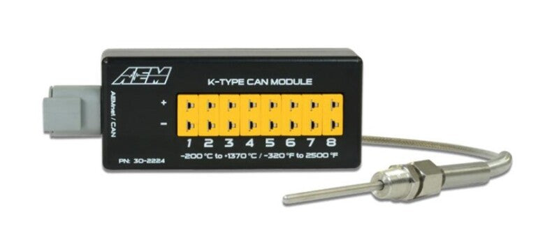 AEM 8-Channel K-Type Thermocouple EGT CAN Module 30-2224