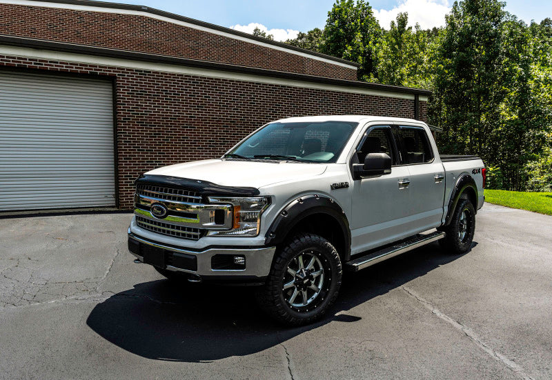 AVS 15-18 Ford F-150 High Profile Bugflector II Hood Shield - Smoke