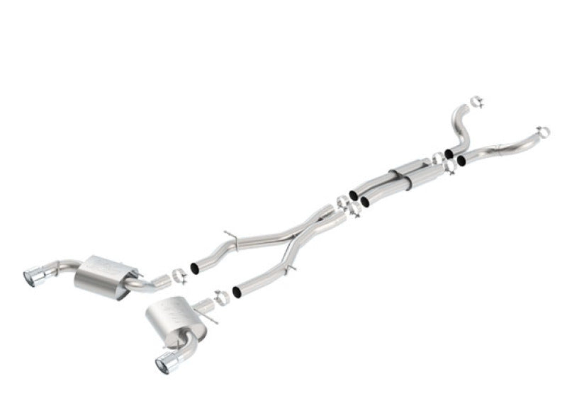 Borla ATAK Cat-Back Exhaust System 140690 for 2016-2024 Chevrolet Camaro SS and 2020-2024 LT1 6.2L V8