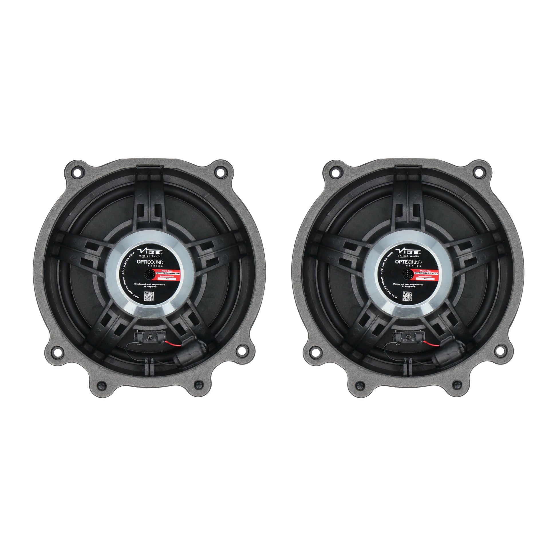 Vibe by Metra Electronics Plug-N-Play 8″ Midwoofer Speaker Kit - Fits Select Tes - View 4