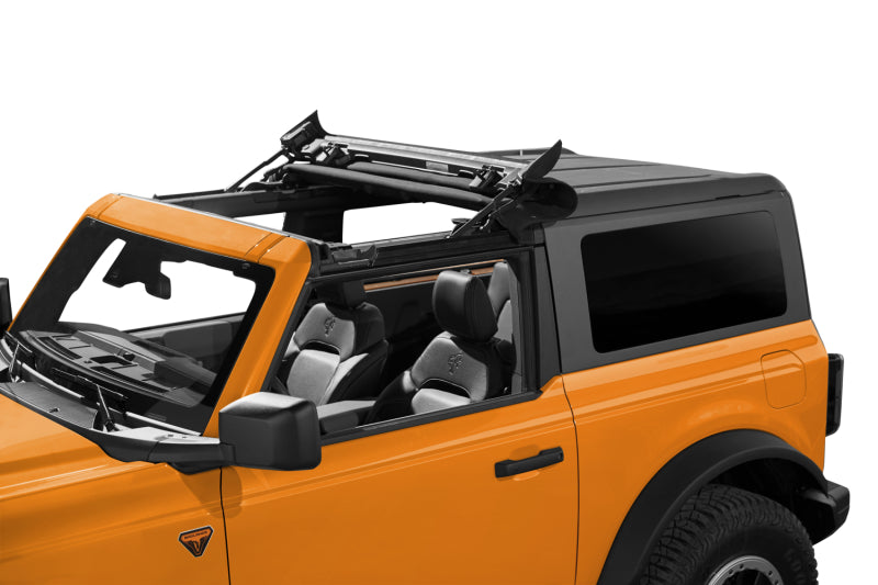 Bestop Sunrider for Hardtop - 2021-2026 Ford Bronco 2-Door, Raptor | Premium Black Twill