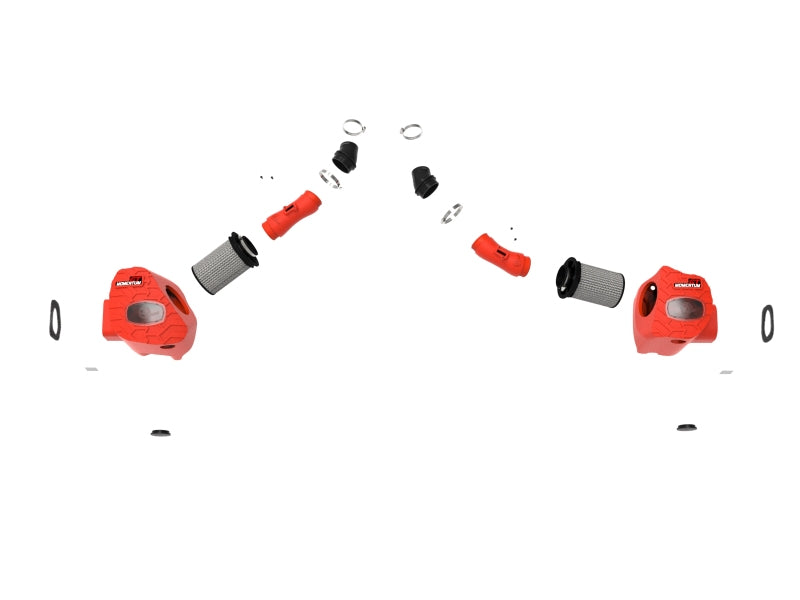 aFe POWER Momentum GT Pro DRY S Cold Air Intake System Red Edition for 2022–2023 Toyota Tundra 3.4L V6, Part Number 50-70100DR