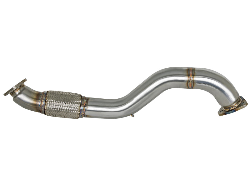 aFe Twisted Steel 3-Inch Stainless Steel Mid-Pipe for 2017-2021 Honda Civic Type R 2.0L Turbo