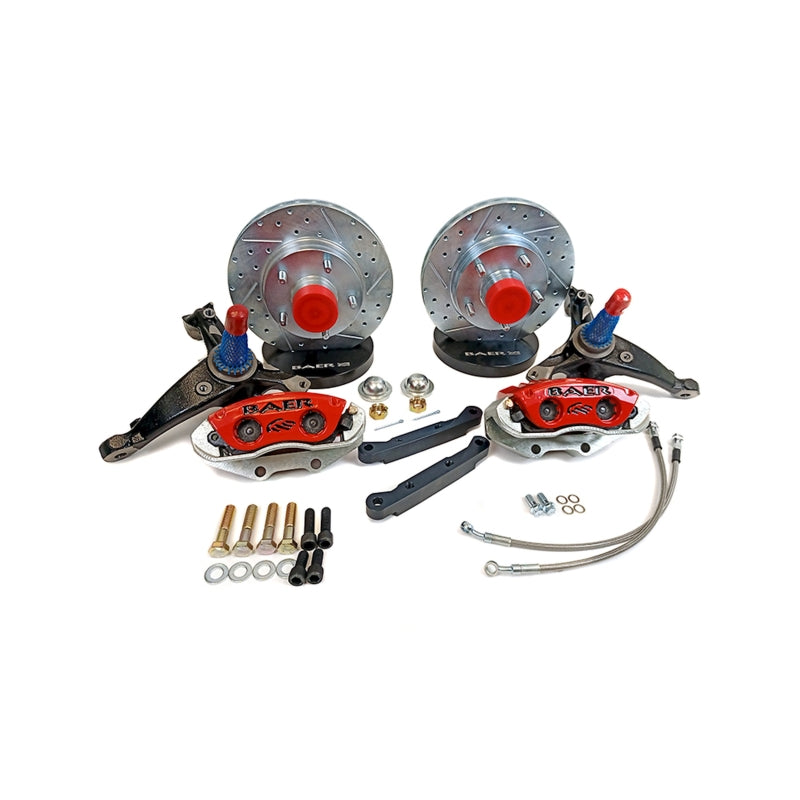 Baer Brakes 78-88 GM Malibu, El Camino, Monte Carlo, Regal 11-inch Classic Series Front Brake Kit - Red