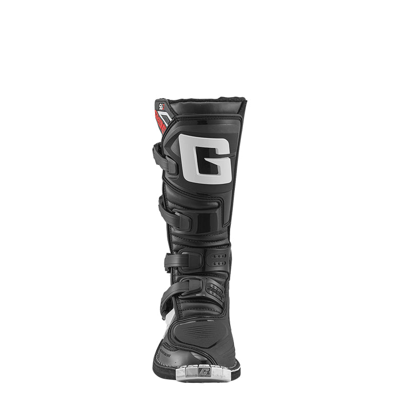 Gaerne GAR2199-005-4 SGJ Motocross Boots, Black/White/Red, Youth Size 4