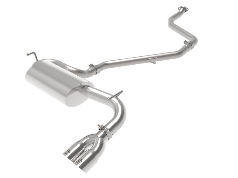 aFe POWER Takeda 2-Inch to 2.5-Inch 304 Stainless Steel Cat-Back Exhaust with Polished Tips for 2011–2017 Lexus CT200h 1.8L