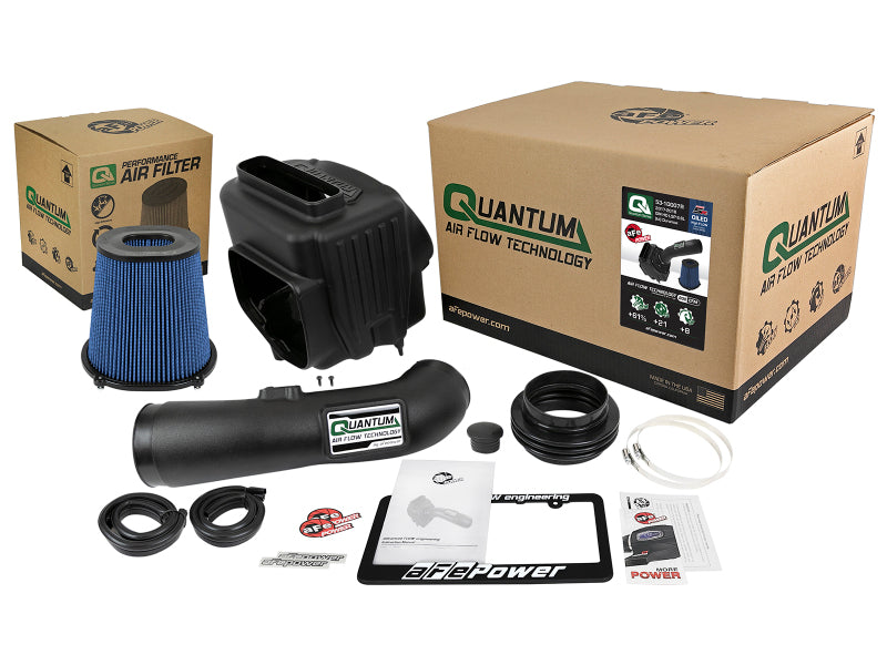 aFe Quantum Pro 5R Cold Air Intake System for 2017–2019 GM 6.6L Duramax L5P, Part 53-10007R