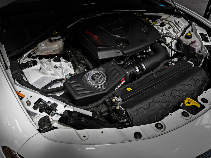 aFe POWER Momentum GT Pro DRY S Cold Air Intake System 51-76902-1 for Alfa Romeo Giulia 2.0L Turbo
