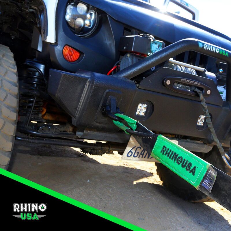 Rhino USA RNO-SHACKSTRAP30 30-Foot Tow Strap and Shackles Combo