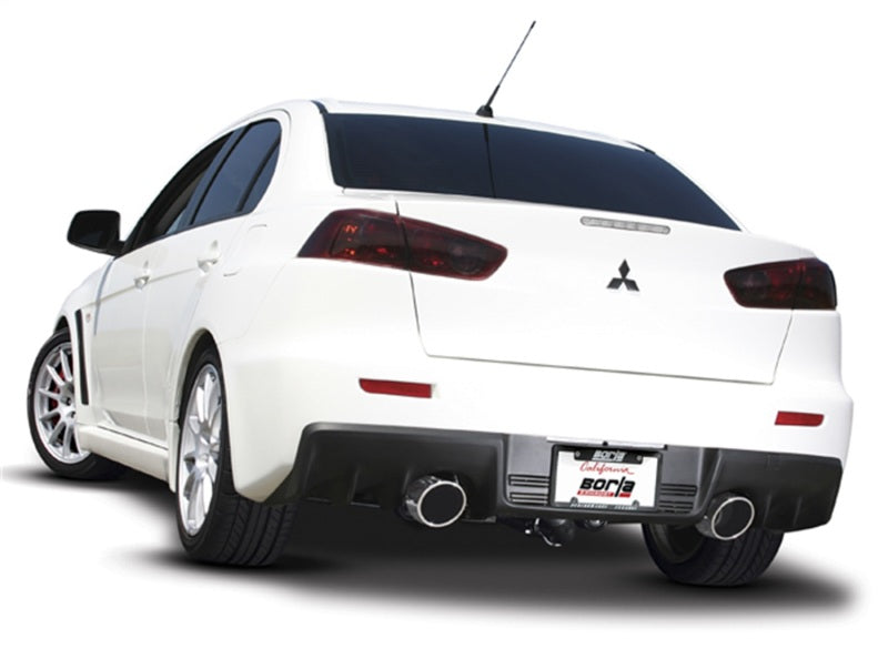 Borla S-Type Cat-Back Exhaust System for 2009-2017 Mitsubishi Lancer Ralliart 2.0L Turbo AWD, Part Number 140334