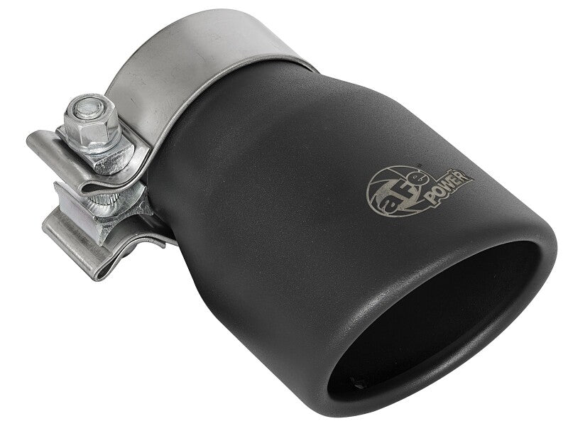 aFe POWER MACH Force-Xp 409 Stainless Steel Axle-Back Hi-Tuck Exhaust System with Black Tip, Part Number 49-48070-1B, for 2018–2026 Jeep Wrangler JL