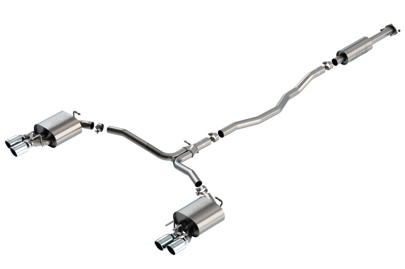 Borla 140823 S-Type Cat-Back Exhaust System for 2018-2024 Toyota Camry XSE 3.5L V6