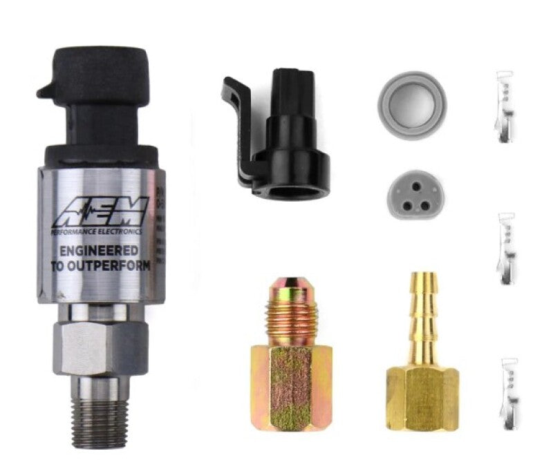 AEM 30-2130-100 100 PSIG Stainless Steel Pressure Sensor Kit