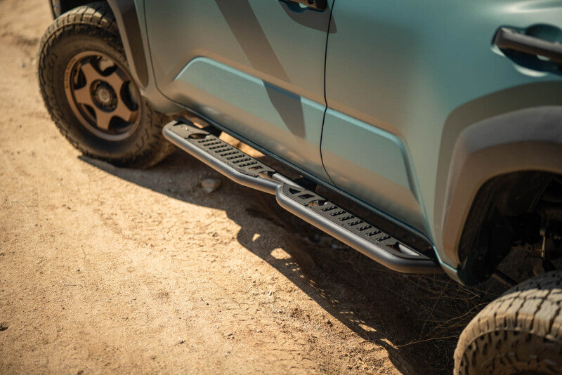 DV8 Offroad OE Plus Side Steps for 2025-2026 Toyota 4Runner - Micro-Texture Black, Part Number dveSRTF3-02