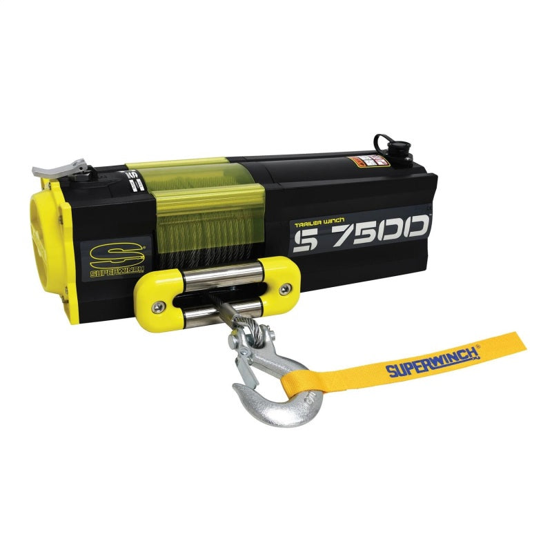 Superwinch 7500 LBS 12 VDC 5/16in x 54ft Steel Rope S7500 Winch
