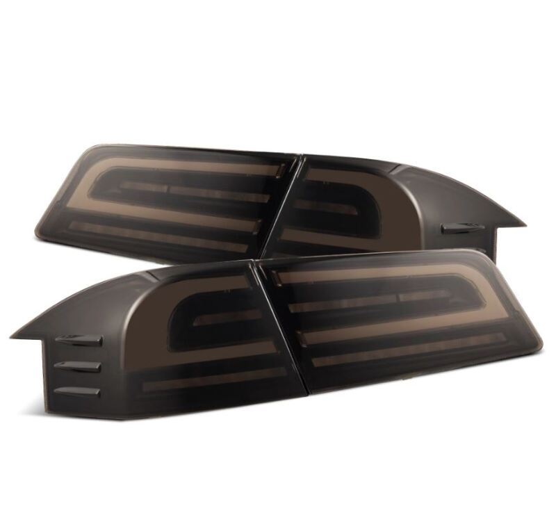 AlphaRex LUXX-Series LED Tail Lights for 2012–2021 Tesla Model S, Black – ARX601120