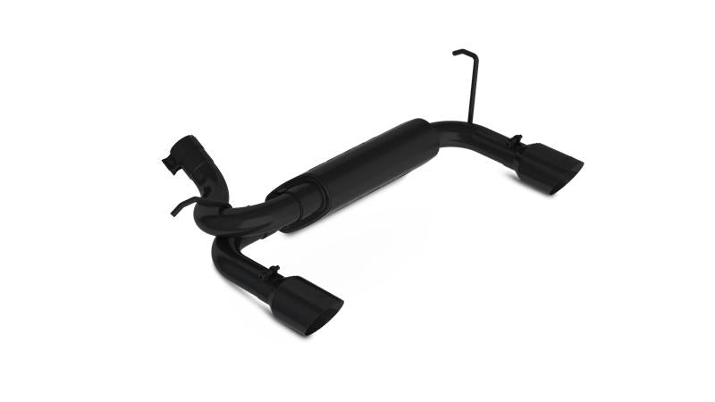 MBRP S5528BLK Armor BLK Axle-Back Exhaust System for 2007-2014 Jeep Wrangler 3.6L/3.8L V6