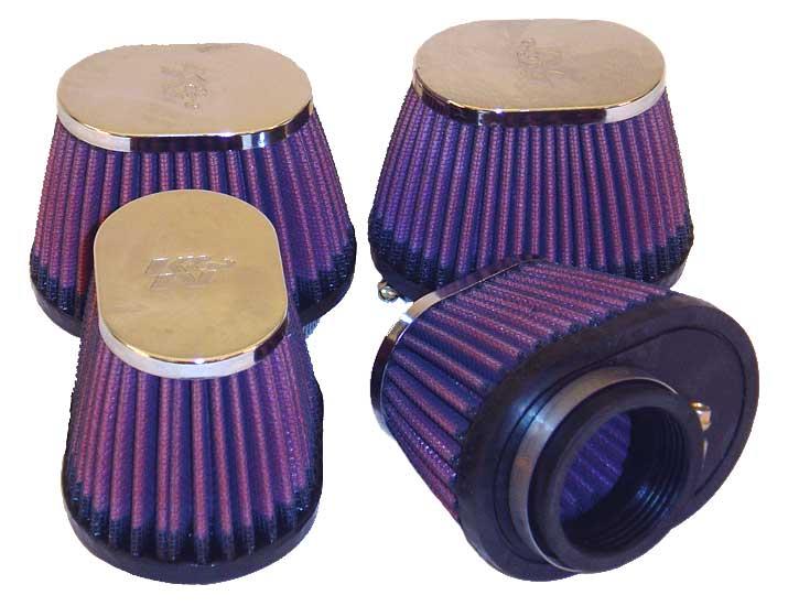 K&N Engineering RC-2454 Universal Chrome Air Filter for Kawasaki KZ1000 and KZ900