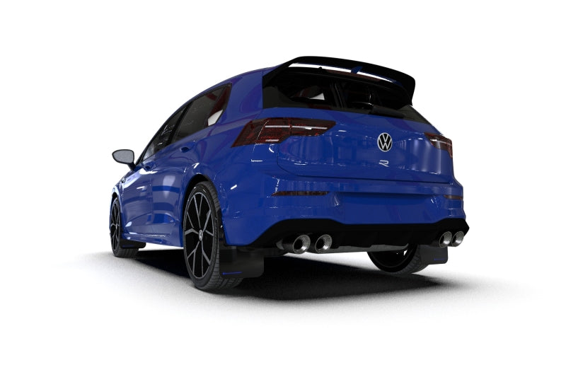 Rally Armor MK8 Volkswagen Golf GTI/R UR Black Mud Flap w/ Gray Logo