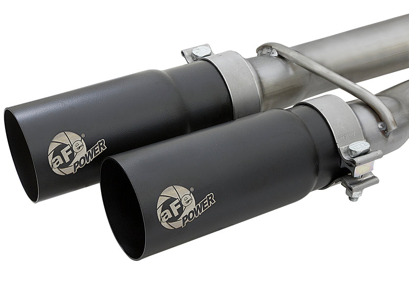 aFe Power Rebel Series 2.5-Inch Cat-Back Exhaust with Black Tips for 2016-2017 Nissan Titan V8 5.6L