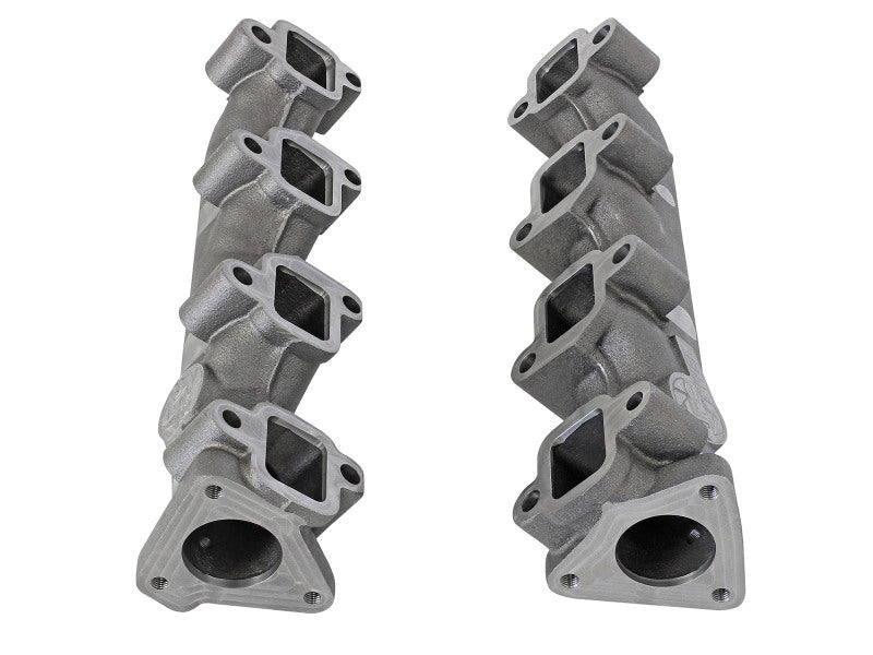 aFe Power BladeRunner Ported Ductile Iron Exhaust Manifold for 2001-2016 GM Diesel Trucks 6.6L V8, aFe46-40024
