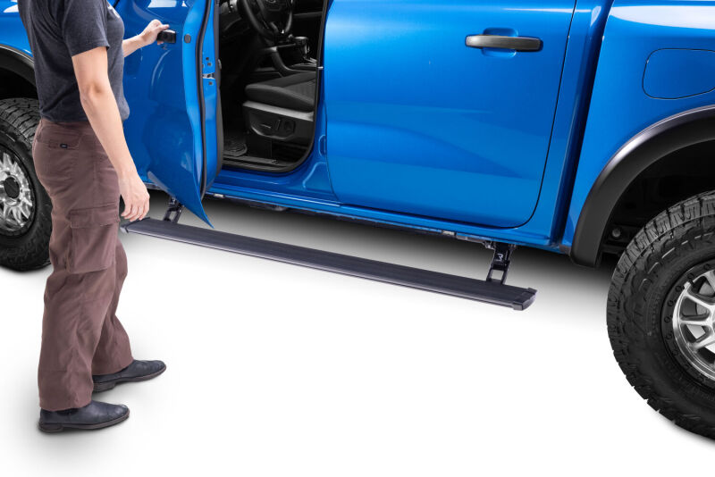 AMP Research PowerStep Vision LED Electric Running Boards for 2024-2026 Ford Ranger SuperCrew, Part Number AMP96363-01A
