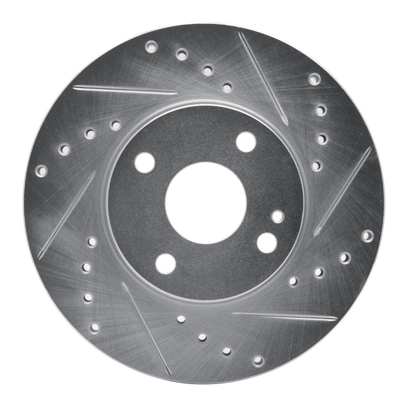 R1 Concepts RNC631-80030R Front Right Drilled and Slotted Brake Rotor for 1994-1999 Mazda Miata