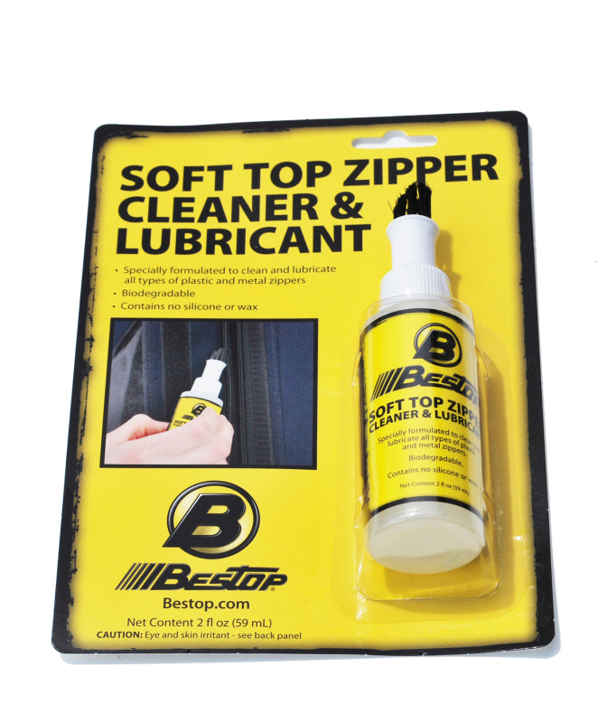 Bestop Zipper Lube - 2 oz. Bottle for Soft Tops and Fabric Accessories