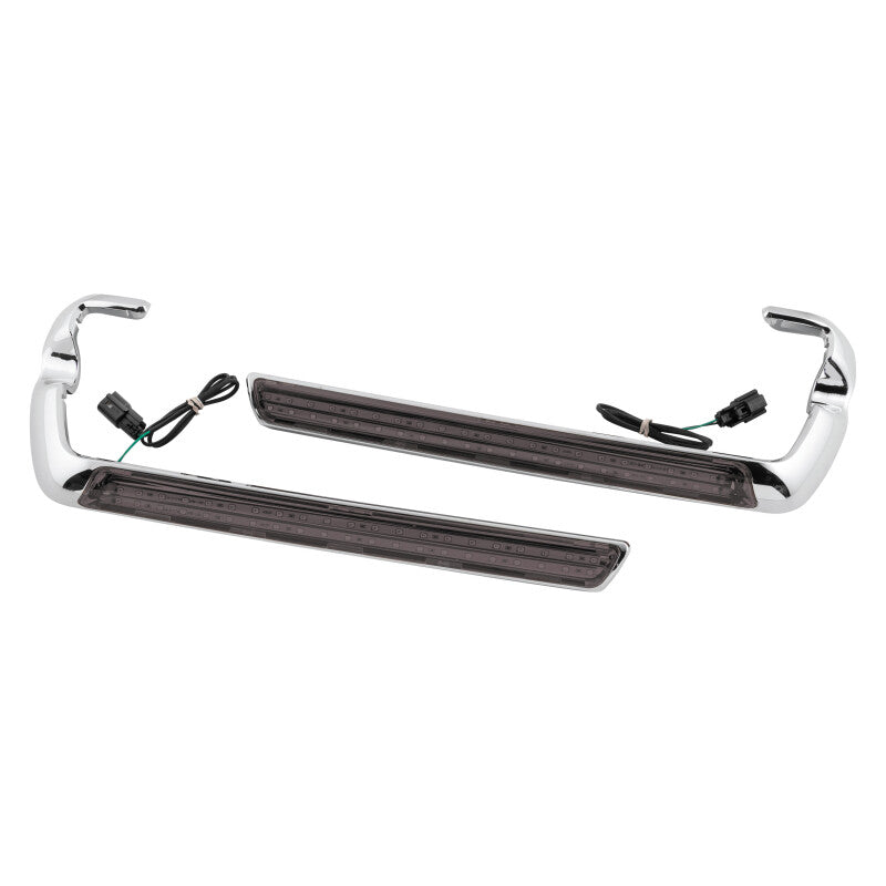 Letric Lighting Saddlebag Side Marker LED Chrome/Smoke - letLLC-SSML-03