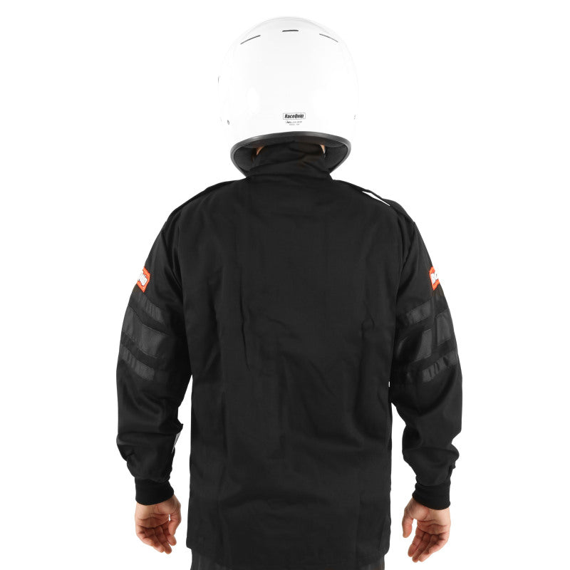 RaceQuip rqp111003RQP Black SFI-1 Single-Layer Race Jacket - Medium