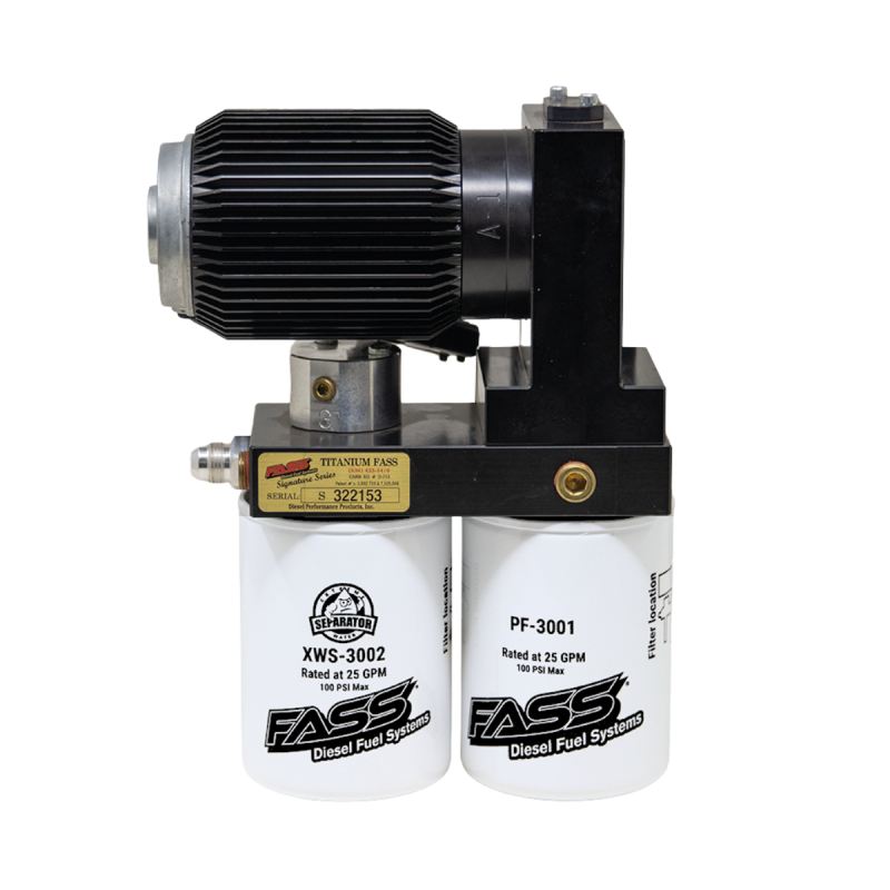 FASS Fuel Systems - fassTSPD08250G - 98.5-04.5 Dodge 2500/3500 Cummins 250 GPH Titanium Plus Fuel Air Separation System