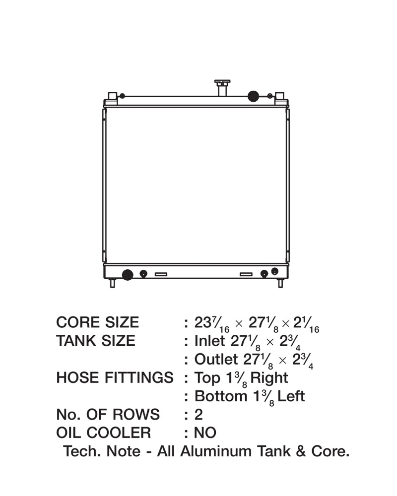 CSF 04-15 Nissan Titan Radiator