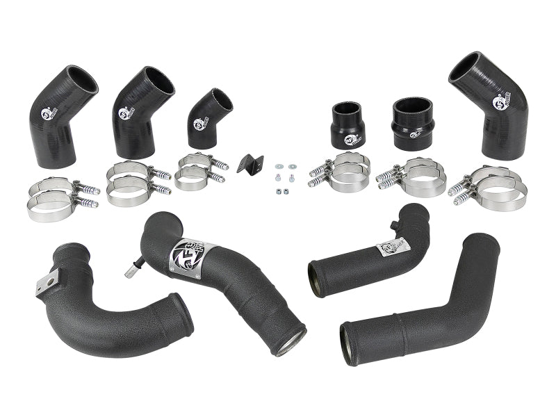 aFe BladeRunner Hot and Cold Charge Pipe Kit, Part Number 46-20354-B, for 2017-2019 Fiat 124 Spider 1.4L Turbo
