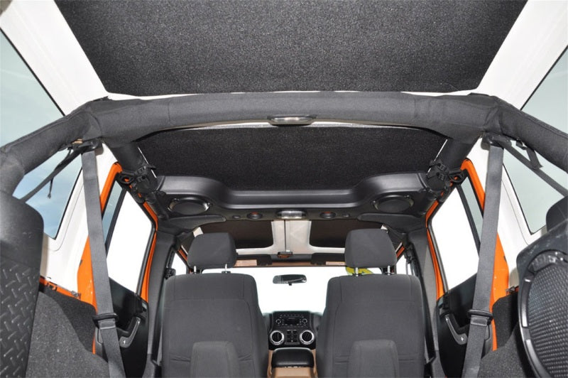 DEI 2018-Up Jeep Wrangler JL 4-Door Leather Look Headliner 9-pc - Black