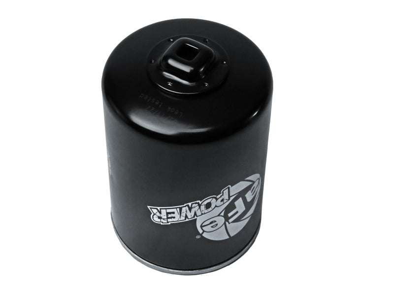 aFe ProGuard D2 Oil Filter 4-Pack, Part Number 44-LF001-MB, for GM 6.6L Diesel Trucks