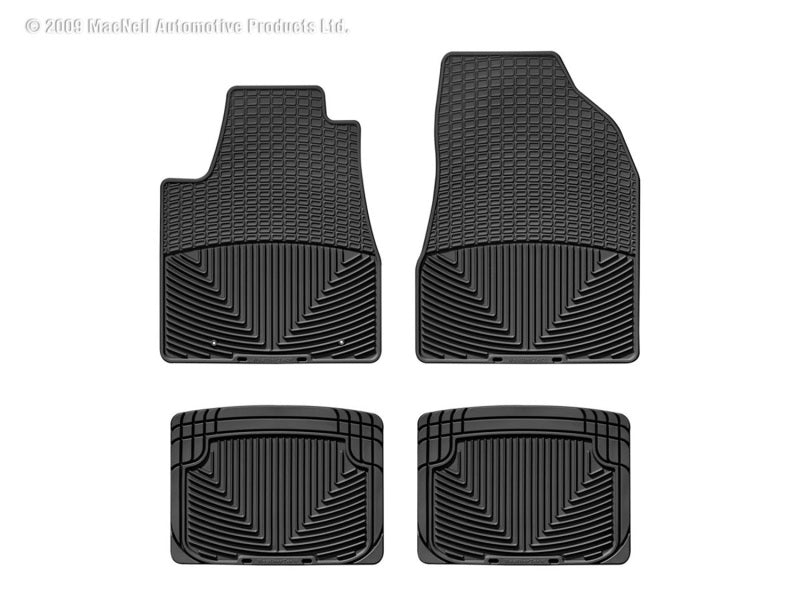 WeatherTech 03-07 Nissan Murano Front and Rear Rubber Mats - Black