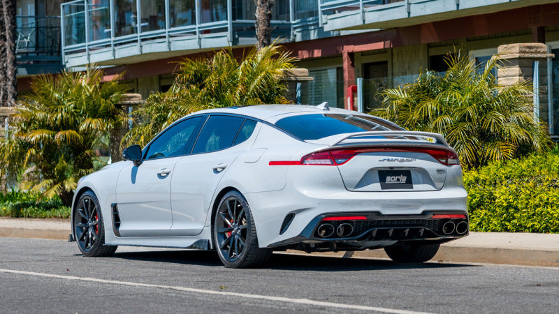 Borla S-Type Cat-Back Exhaust System for 2022-2023 Kia Stinger GT 3.3L V6 Turbo, Part Number 140936