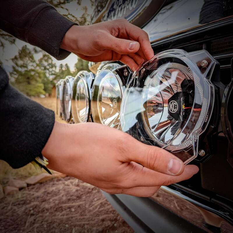 KC HiLiTES KCL5118 6-Inch Clear Light Shield for Gravity Pro6 LED Lights