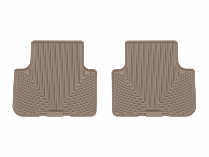 WeatherTech 17-25 Audi Q7 & Q8 Rear All-Weather Floor Mats - Tan, Part WETW692TN