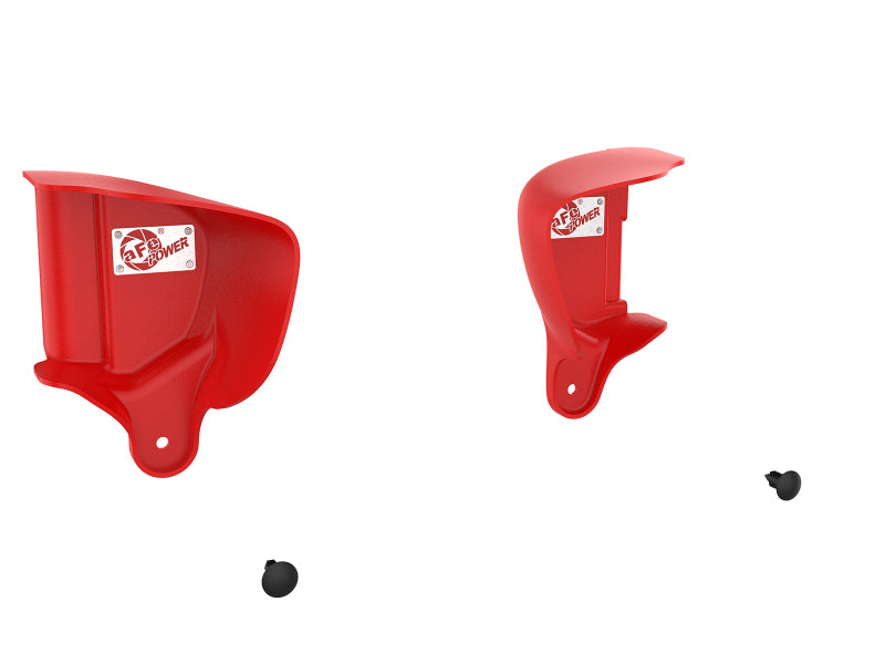 aFe POWER Dynamic Air Scoop D.A.S. Red for BMW M3 2015–2018 and M4 2015–2020, Part Number 54-13032SR