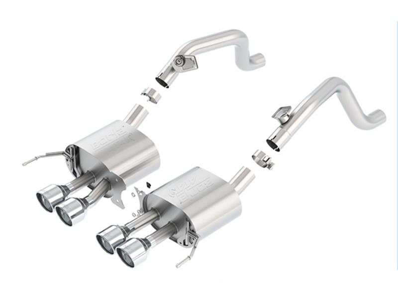 Borla 11881 ATAK Axle-Back Exhaust System for 2014-2019 Chevrolet Corvette C7 6.2L V8