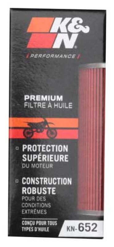K&N Engineering KN-652 Premium Powersports Oil Filter