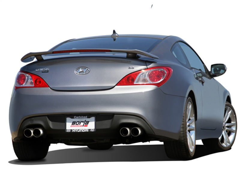 Borla S-Type Cat-Back Exhaust System for 2010-2016 Hyundai Genesis Coupe 3.8L V6, Part Number 140345